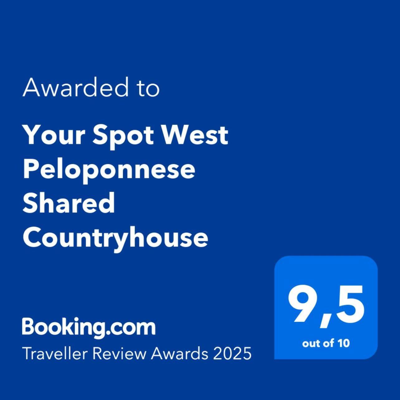 Your Spot West Peloponnese Shared Countryhouse Zacharo Exterior photo